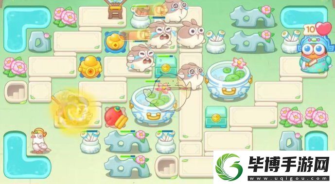保卫萝卜4梁波波与祝秋秋第61关怎么过