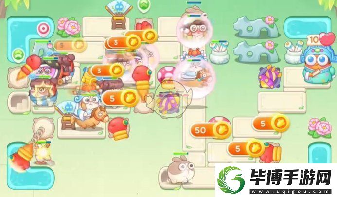 保卫萝卜4梁波波与祝秋秋第61关怎么过