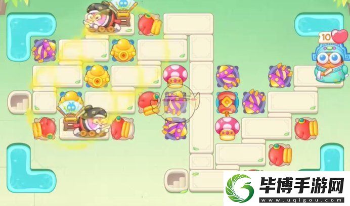 保卫萝卜4梁波波与祝秋秋第61关怎么过